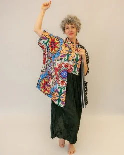 Women Alembika Dresses<Paisley Bib Crinkle Maxi Dress, Multi