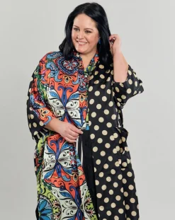 Women Alembika Jackets<Paisley Dot Long Kimono Jacket, Multip