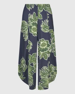 Women Alembika Pants & Skirts<Paradise Punto Pants, Royal/Green