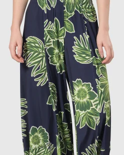 Women Alembika Pants & Skirts<Paradise Punto Pants, Royal/Green