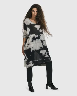 Women Alembika Dresses<Parisian Sky Dress, Smoke
