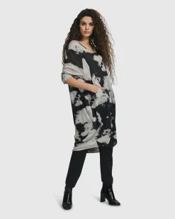 Women Alembika Plus<Parisian Sky Dress, Smoke