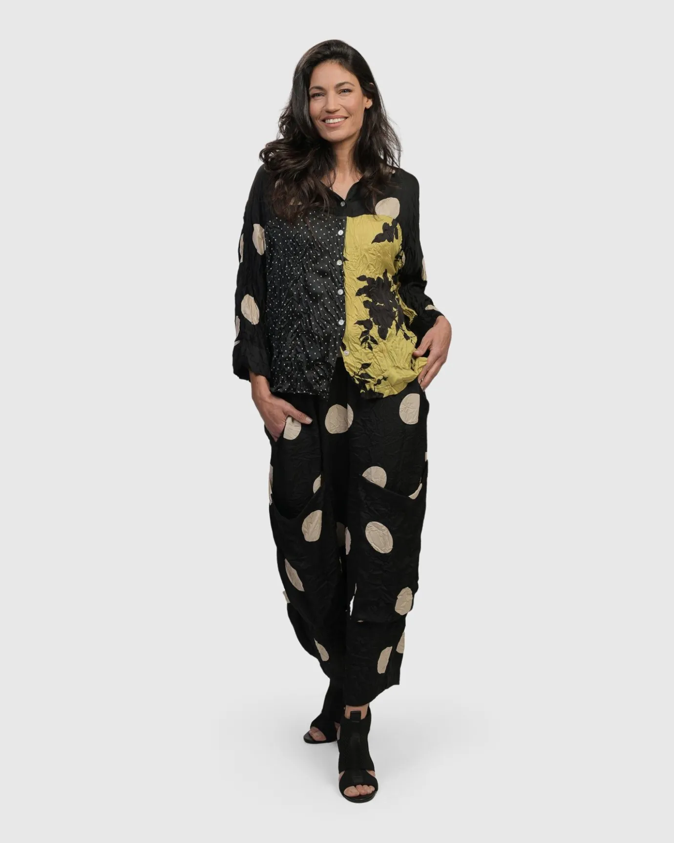 Women Alembika Plus<Party Pants, Circles