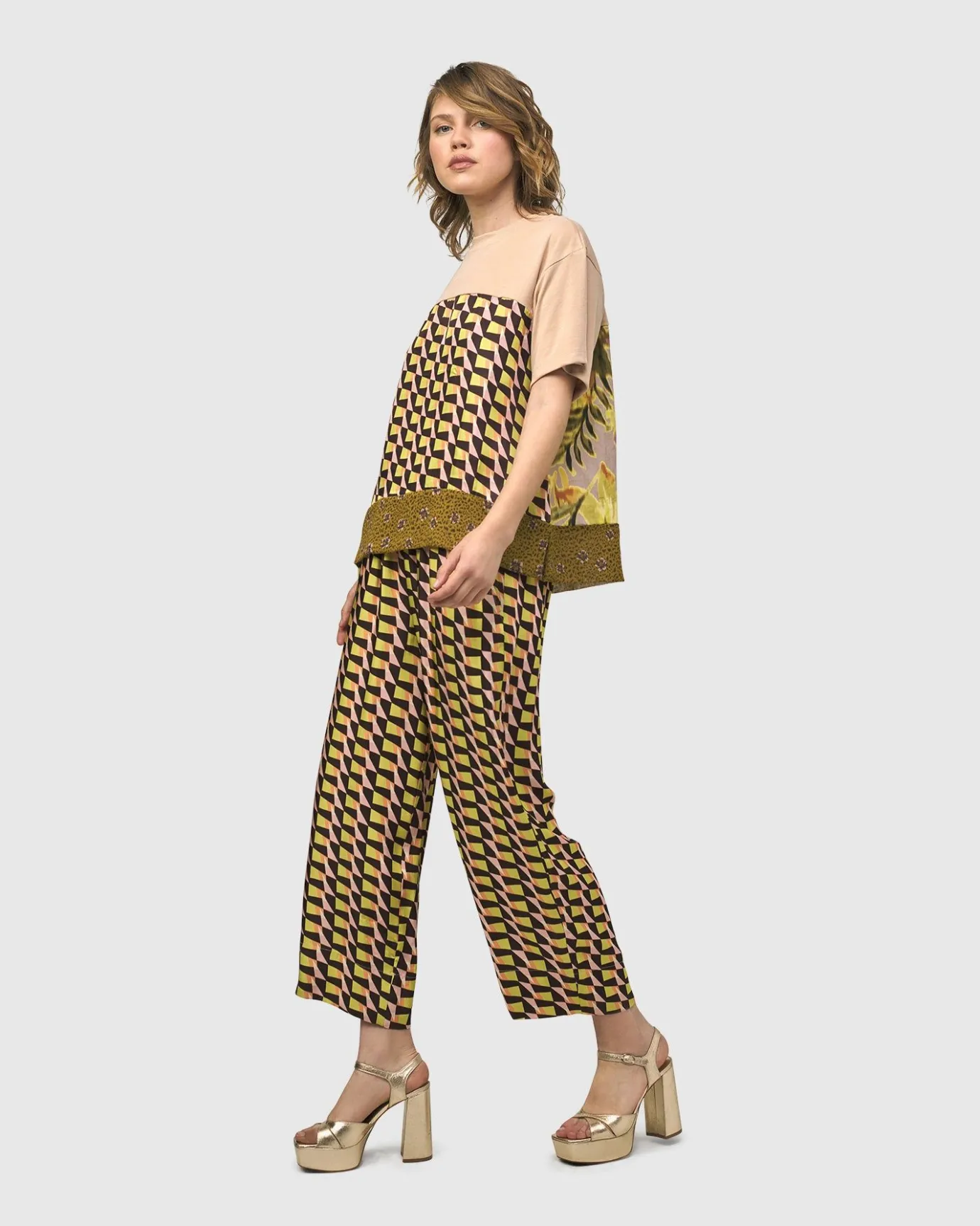Women Alembika Plus<Penrose Pants, Geometric