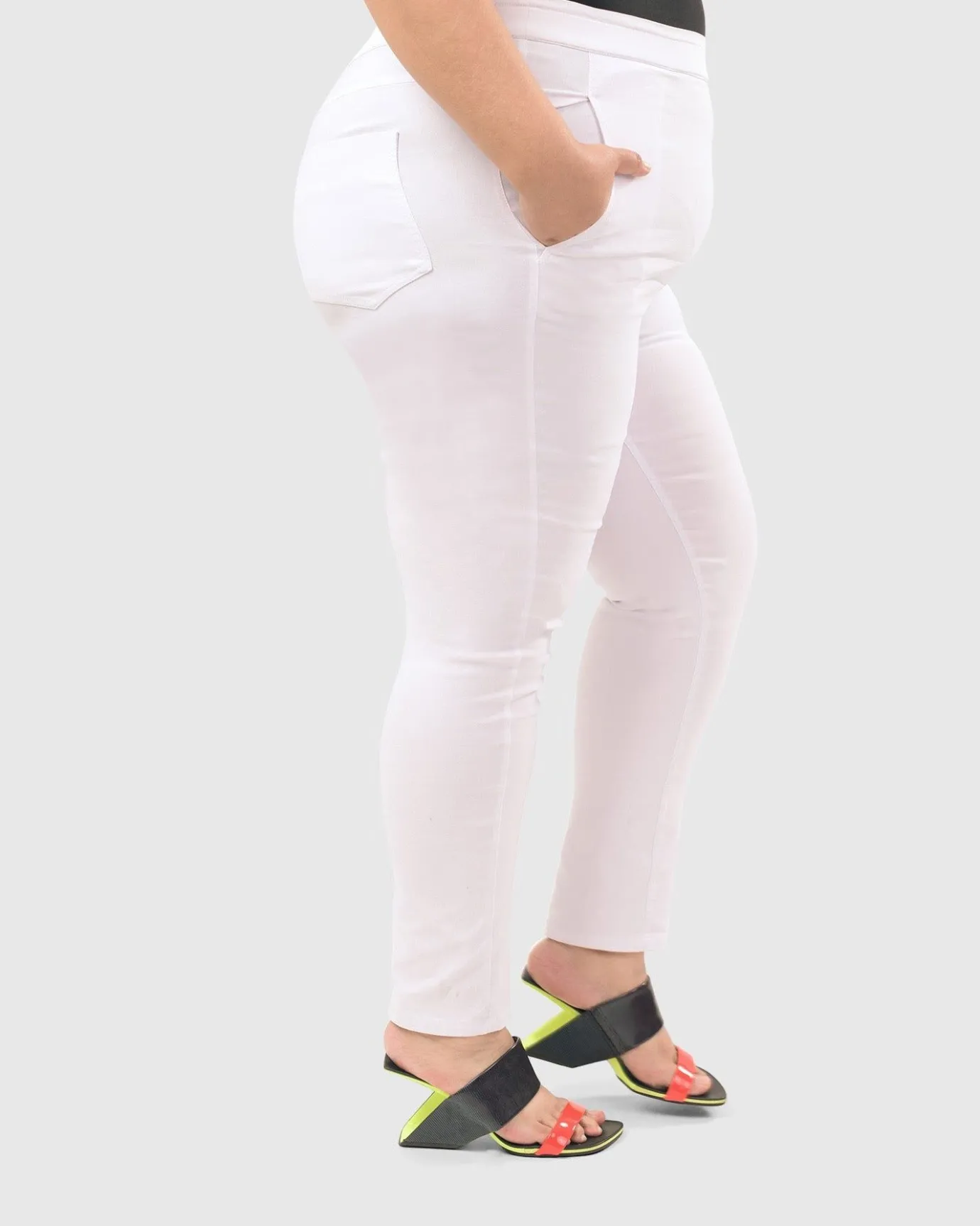 Women Alembika Pants & Skirts<Perfect Skinny Jeans, White