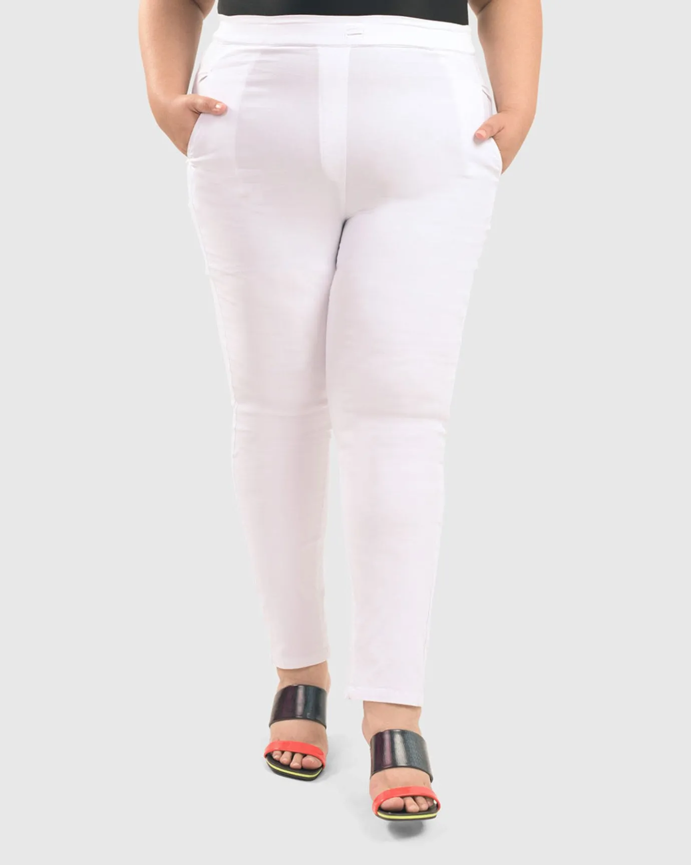 Women Alembika Pants & Skirts<Perfect Skinny Jeans, White