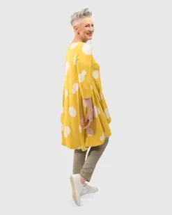 Women Alembika Plus<Perfect Swing Tunic Top, Canary Spots