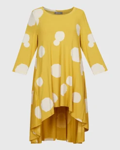 Women Alembika Plus<Perfect Swing Tunic Top, Canary Spots