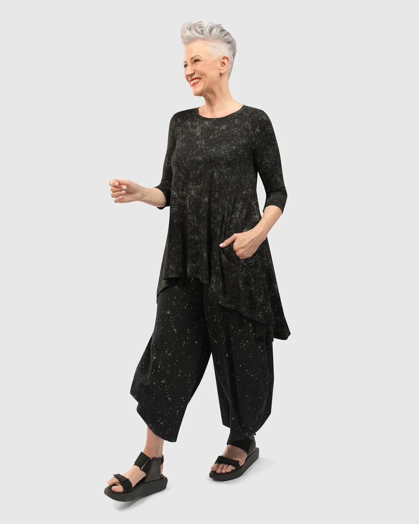 Women Alembika Plus<Perfect Swing Tunic Top, Galaxy