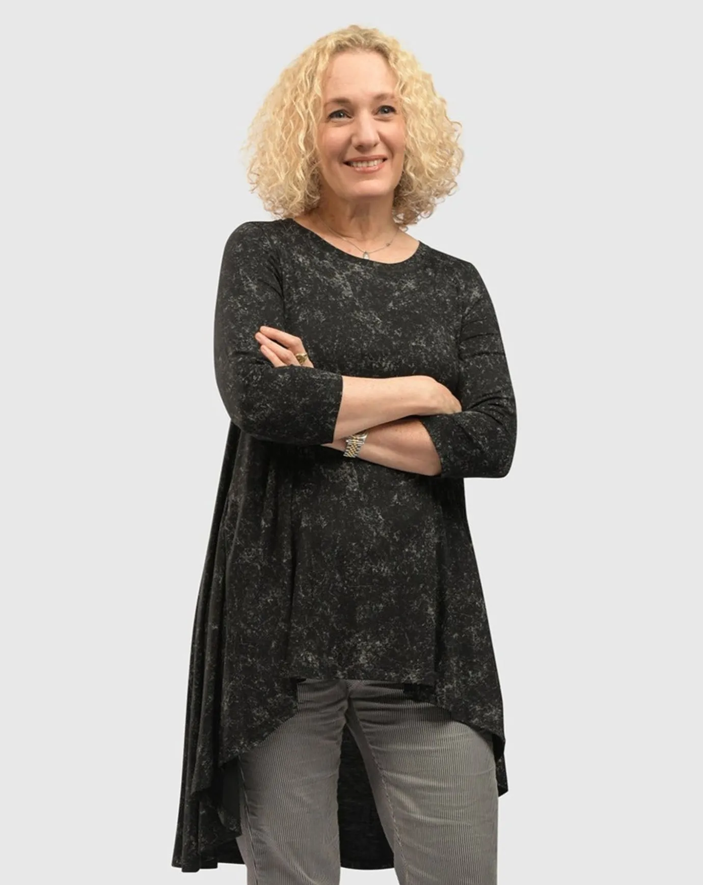 Women Alembika Plus<Perfect Swing Tunic Top, Galaxy