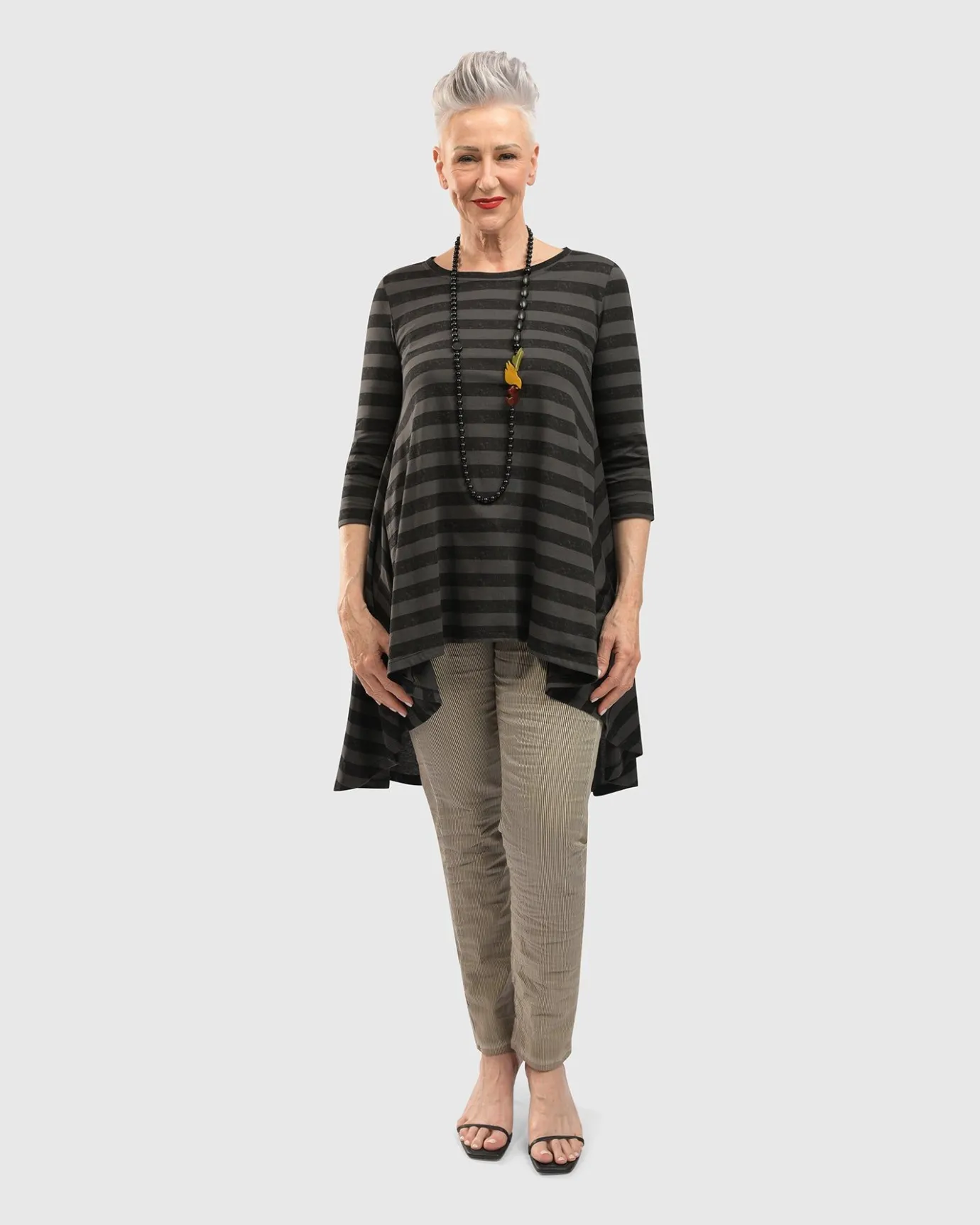 Women Alembika Tops & Tunics<Perfect Swing Tunic Top, Stripes
