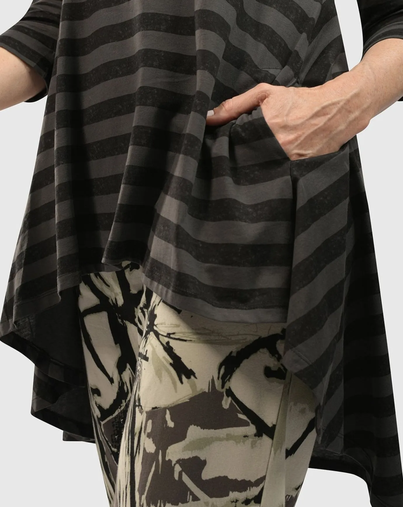 Women Alembika Plus<Perfect Swing Tunic Top, Stripes