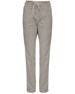 Women Alembika Plus<Pinstripe Iconic Stretch Jeans, Ivory