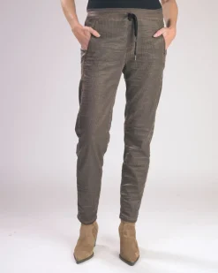 Women Alembika Plus<Pinstripe Iconic Stretch Jeans, Brown