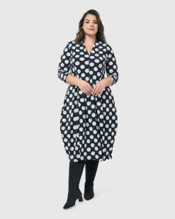 Women Alembika Dresses<Piper Cocoon Dress, Circles