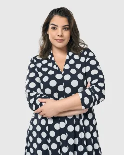 Women Alembika Plus<Piper Cocoon Dress, Circles