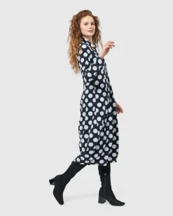 Women Alembika Plus<Piper Cocoon Dress, Circles