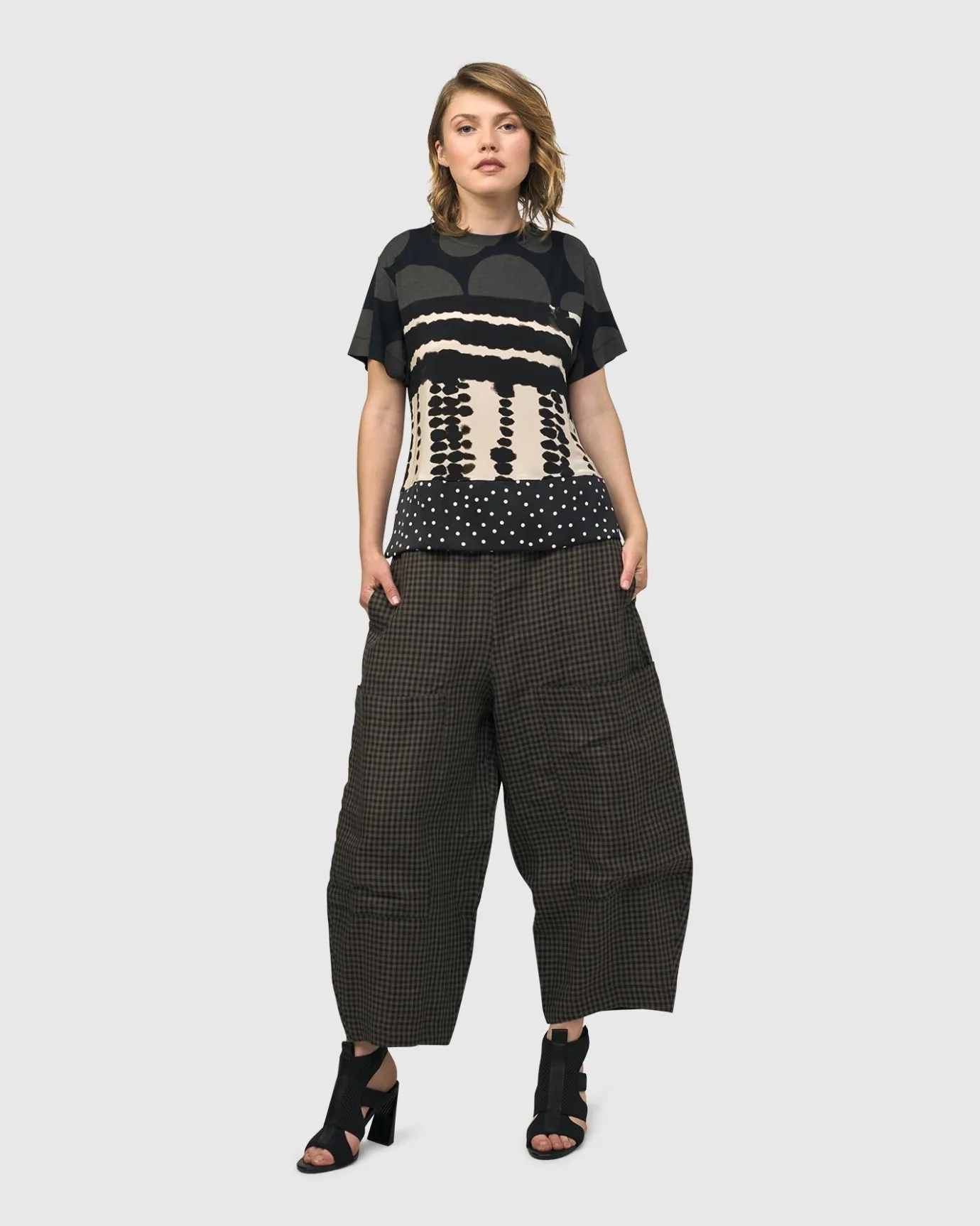 Women Alembika Pants & Skirts<Pisco Balloon Pants, Plaid