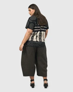 Women Alembika Pants & Skirts<Pisco Balloon Pants, Plaid