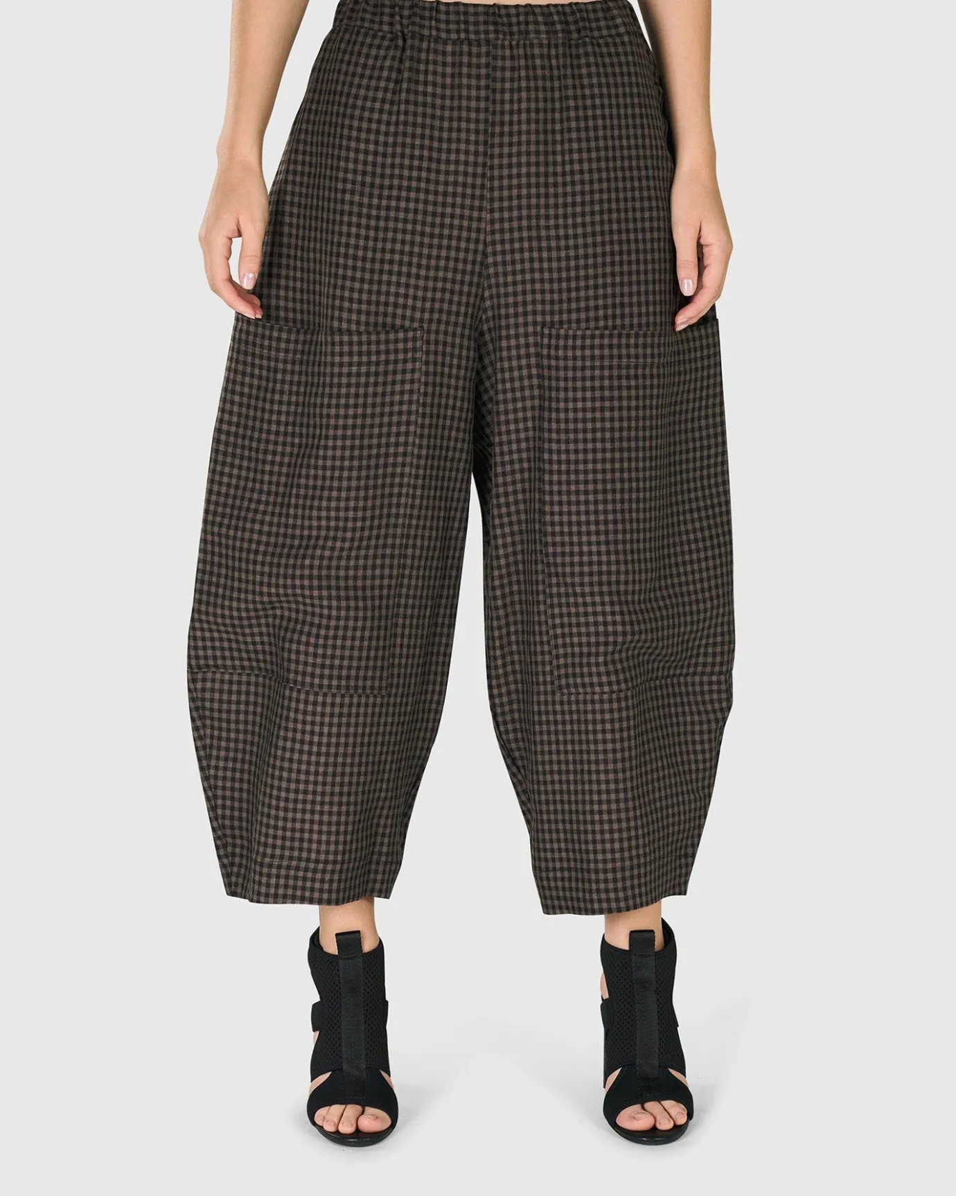 Women Alembika Plus<Pisco Balloon Pants, Plaid