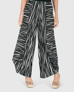 Women Alembika Plus<Poe Punto Pants, Zebra