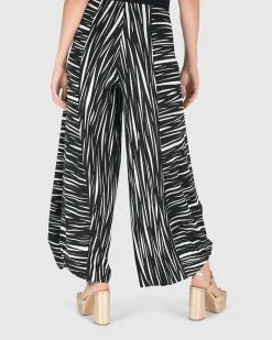 Women Alembika Plus<Poe Punto Pants, Zebra
