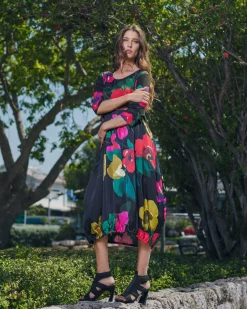 Women Alembika Dresses<Poppy Relaxed Dress, Garden