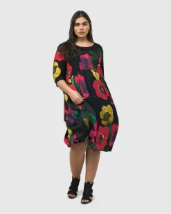 Women Alembika Dresses<Poppy Relaxed Dress, Garden