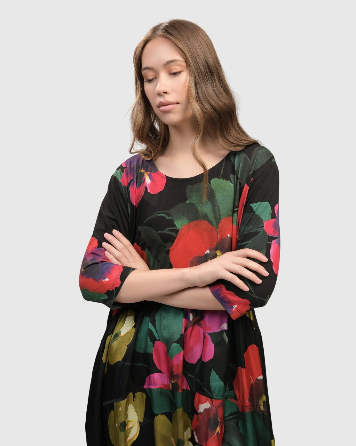 Women Alembika Dresses<Poppy Relaxed Dress, Garden