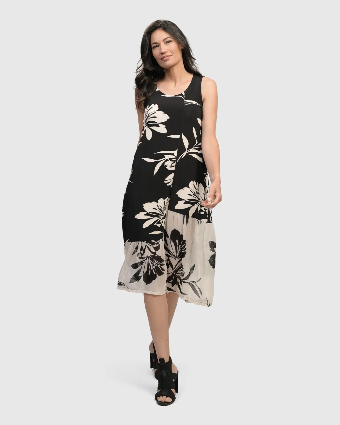 Women Alembika Plus<Prosecco Sleeveless Tunic Dress, Floral