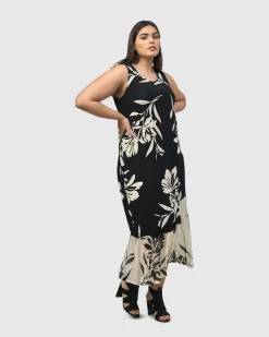 Women Alembika Plus<Prosecco Sleeveless Tunic Dress, Floral