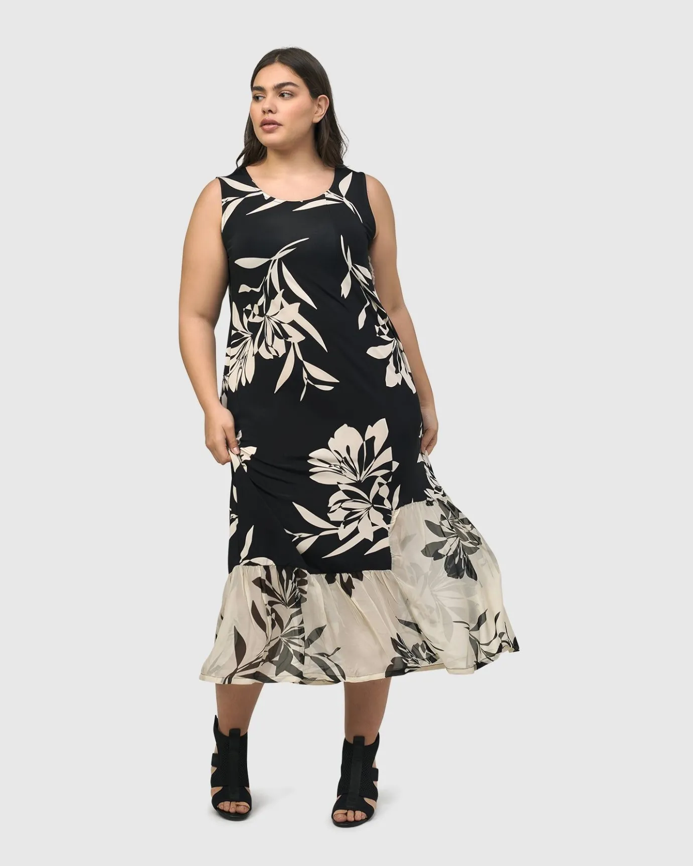 Women Alembika Plus<Prosecco Sleeveless Tunic Dress, Floral