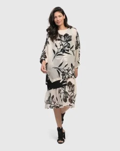 Women Alembika Plus<Prosecco Sleeveless Tunic Dress, Floral