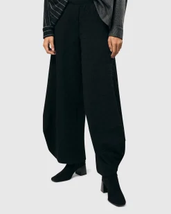 Women Alembika Plus<Pucker Dot Punto Pants, Black