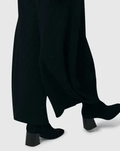 Women Alembika Plus<Pucker Dot Punto Pants, Black