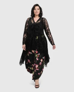 Women Alembika Plus<Racey Lacey Tunic Top, Lace