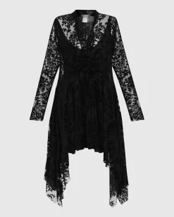 Women Alembika Plus<Racey Lacey Tunic Top, Lace