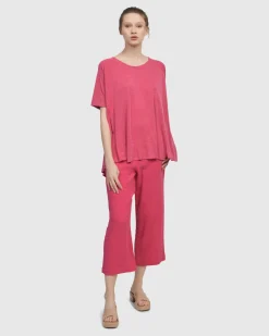 Women Alembika Plus<Recreation Pants, Fuchsia