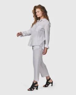 Women Alembika Pants & Skirts<Recreation Pants, White