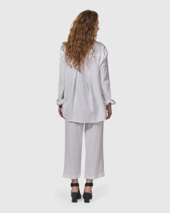 Women Alembika Pants & Skirts<Recreation Pants, White
