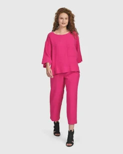 Women Alembika Plus<Recreation Tee, Fuchsia