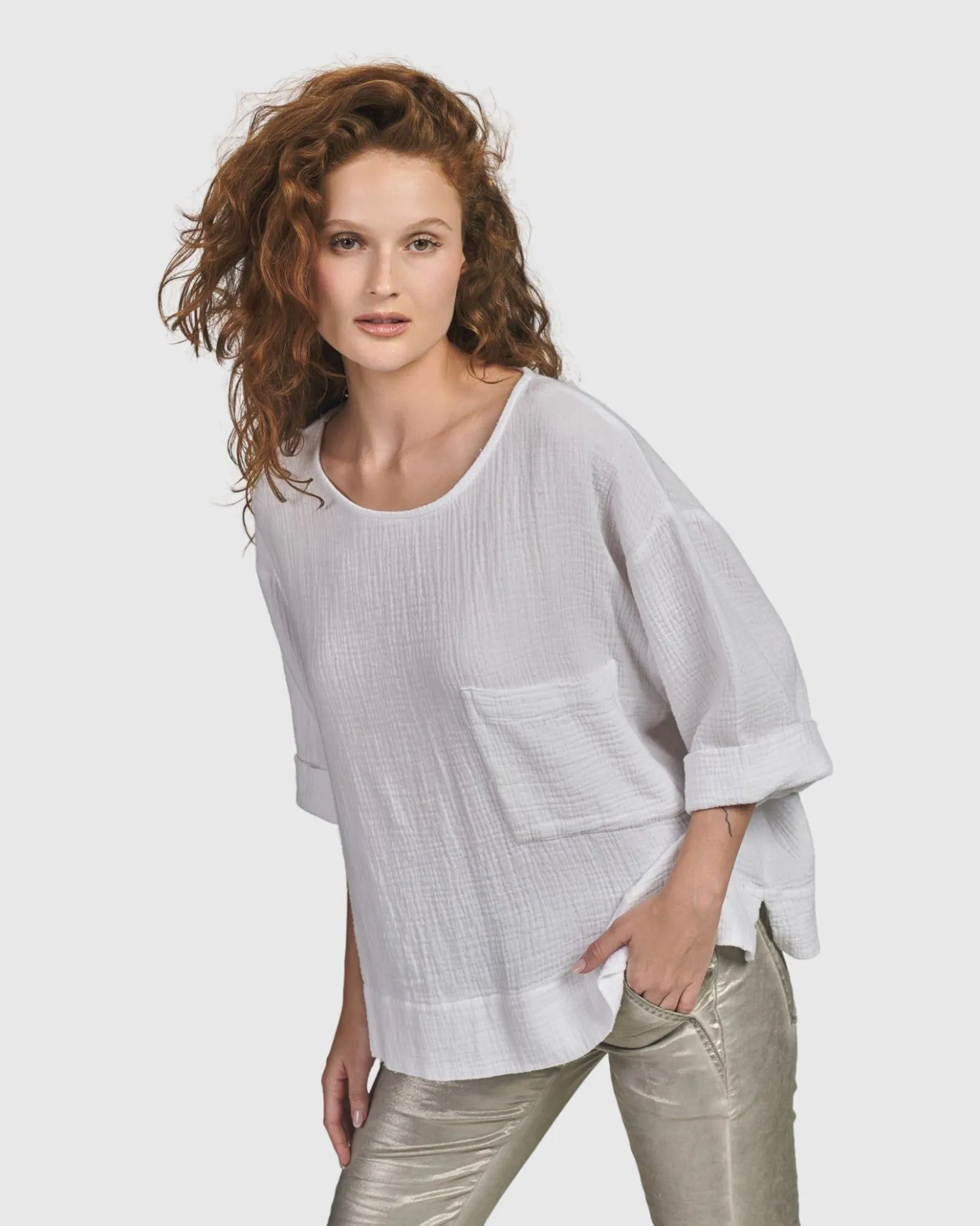 Women Alembika Tops & Tunics<Recreation Tee, White