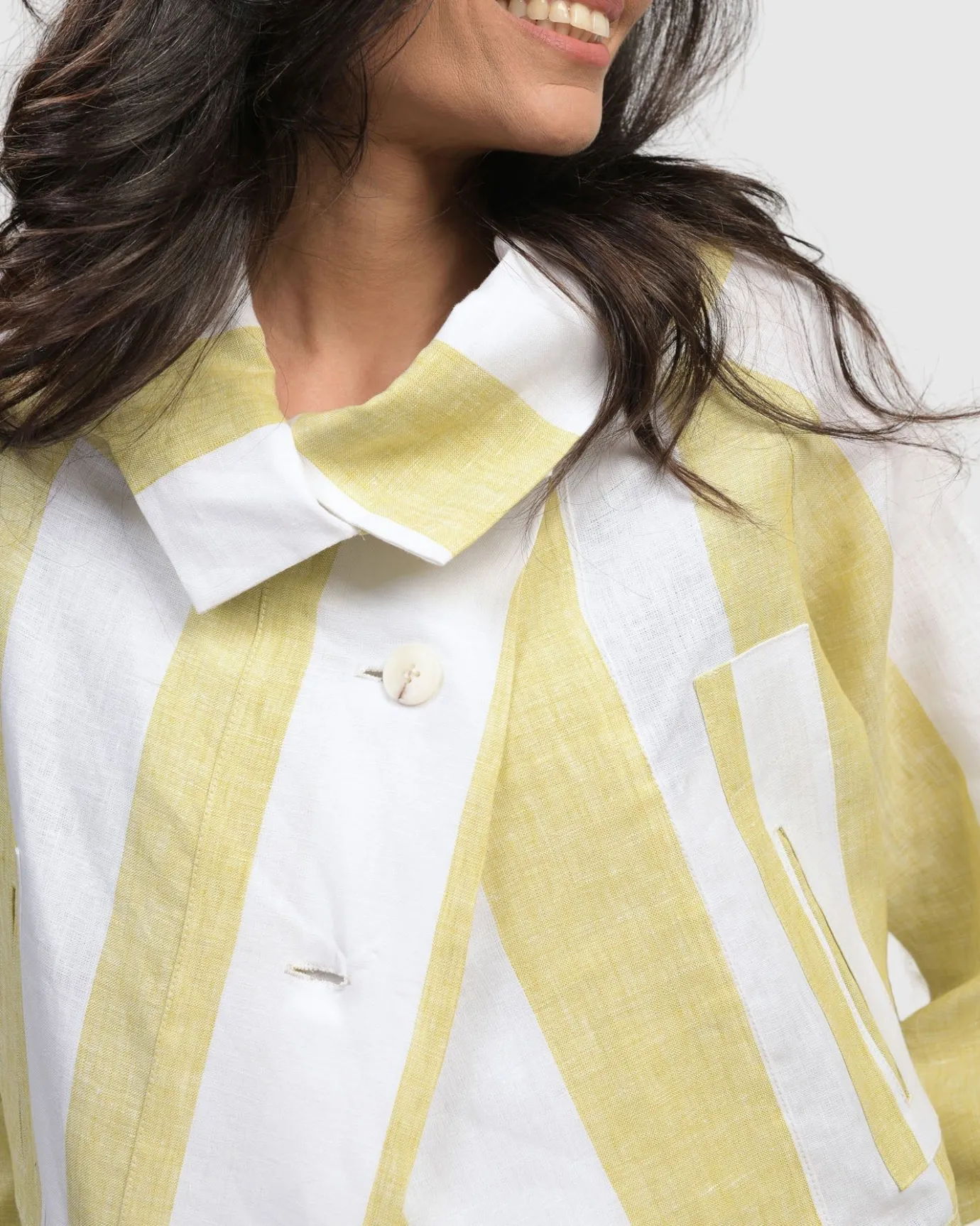 Women Alembika Jackets<Riposo A-Line Jacket, Citron