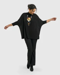 Women Alembika Tops & Tunics<Rookie Mockneck Top, Black