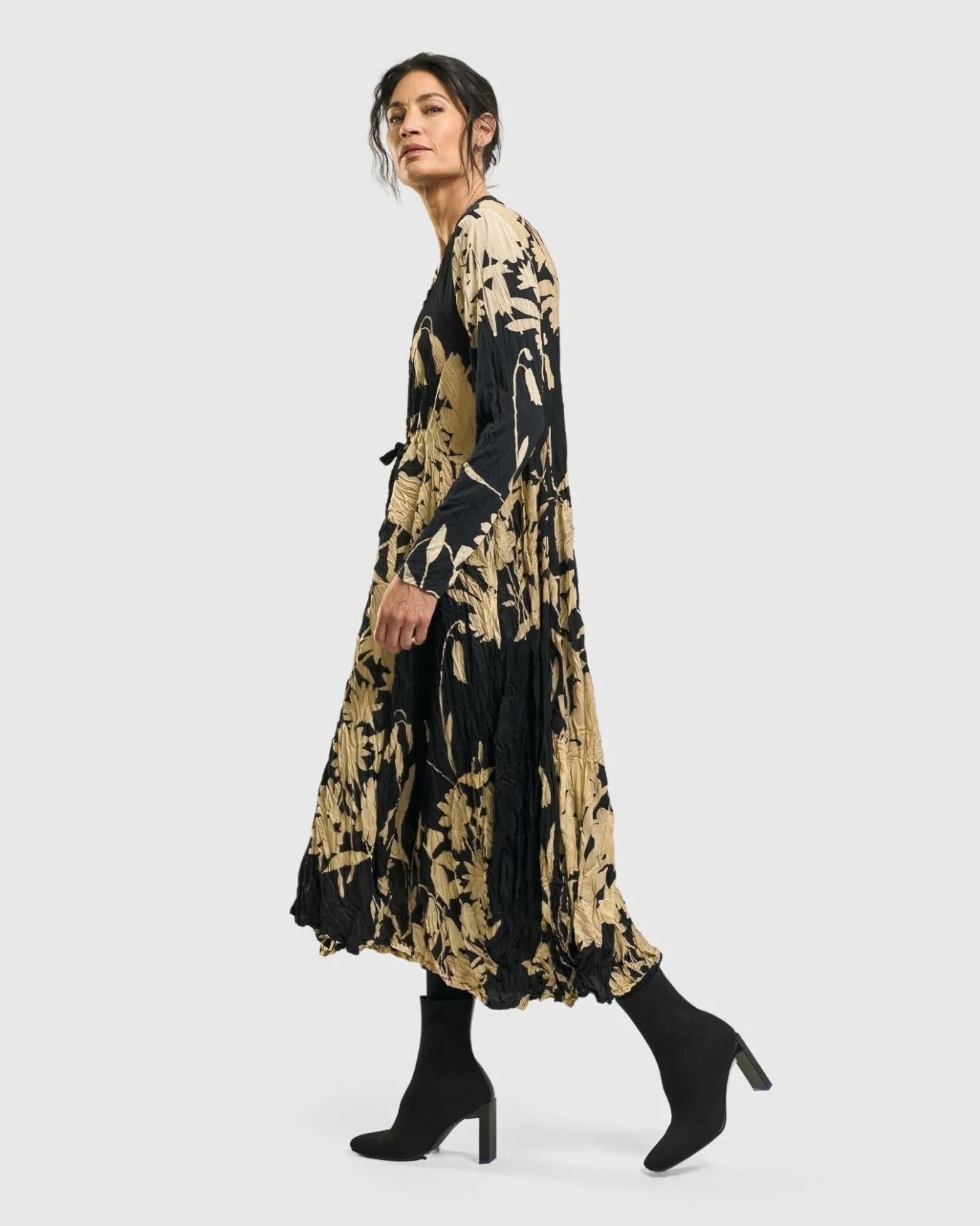 Women Alembika Dresses<Rosemary Crinkle Tie Dress, Floral