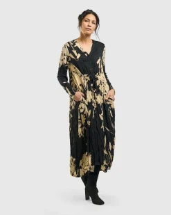 Women Alembika Dresses<Rosemary Crinkle Tie Dress, Floral