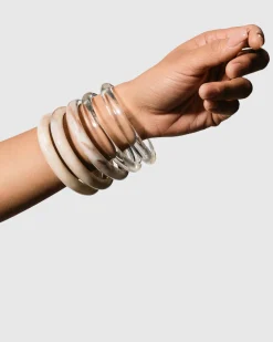 Women Alembika Jewelry<Rounded Bangle Bracelet, Oat