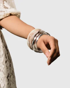 Women Alembika Jewelry<Rounded Bangle Bracelet, Oat