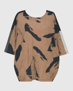 Women Alembika Tops & Tunics<Ru Crinkle Dolman Top, Sepia