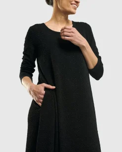 Women Alembika Plus<Sabrina A-Line Dress, Black